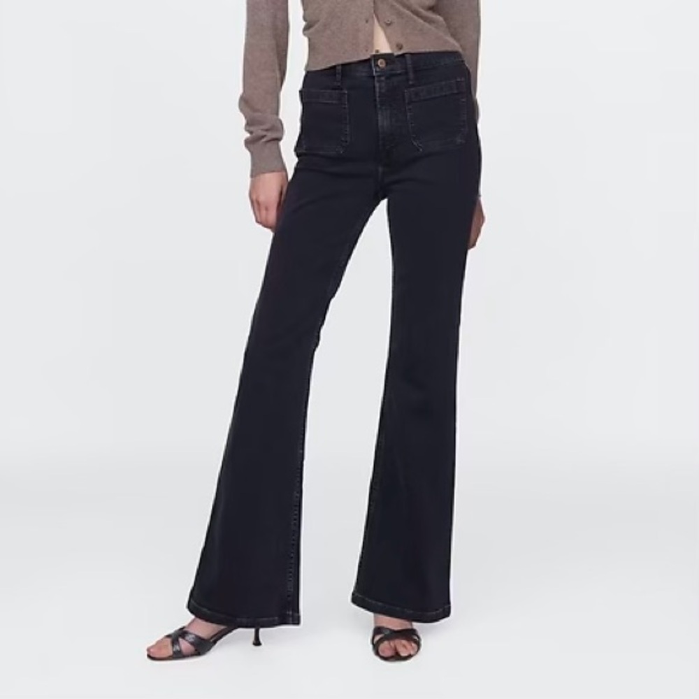 GAP Women's Black Wide Leg Jeans